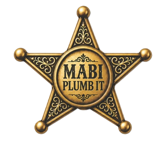 MABI Plumb It sheriff badge logo