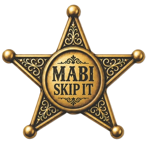 MABI Skip It sheriff badge logo